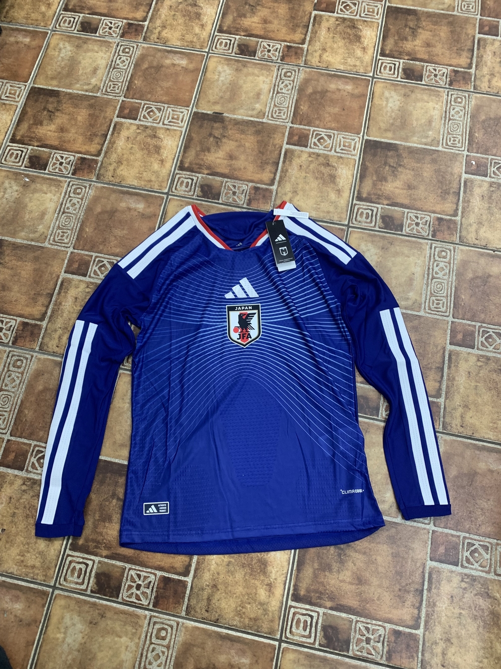 Adidas Japan 2026 Long Sleeve Player Jersey Size M